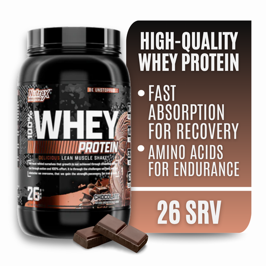Nutrex Research Whey Protein Powder (Chocolate 2lb)