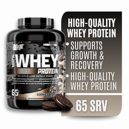 Nutrex Research Whey Protein Powder (Cookies & Cream 5lb)